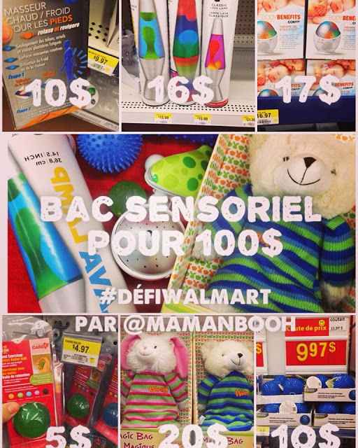 Bac sensoriel pour Noël #DéfiWalmart Julie Philippon Mamanbooh