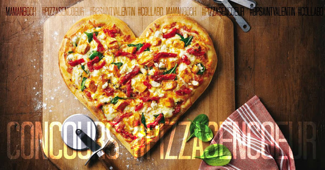 Une pizza en coeur pour une bonne action! #concours
